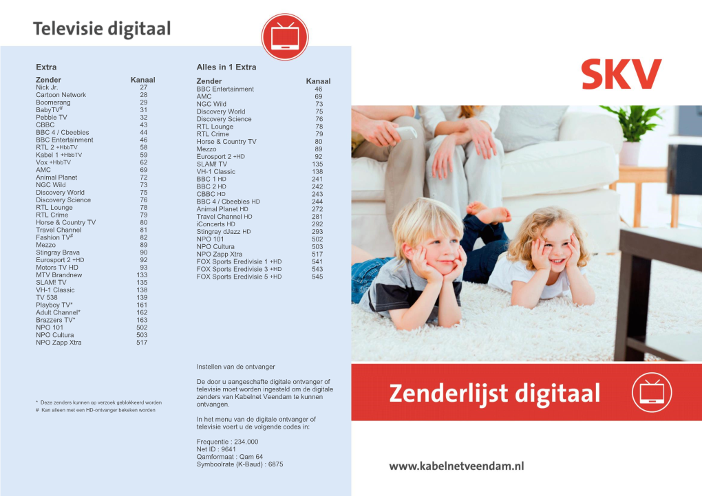 Zenderlijst Digitaal