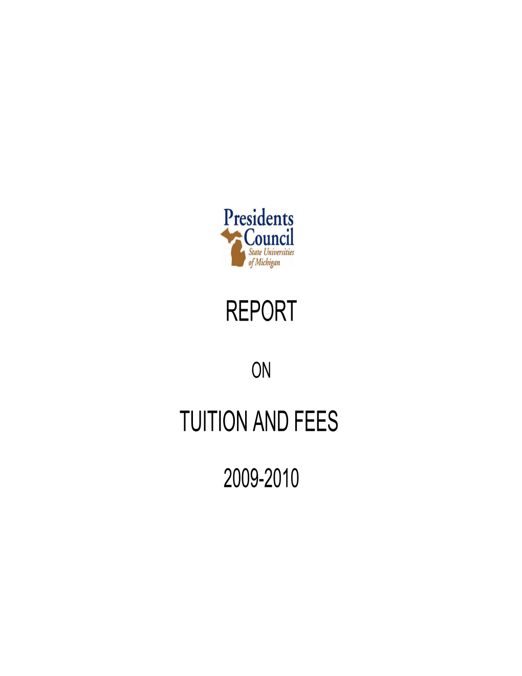 PCSUM2009-2010 Tuition and Fees Report