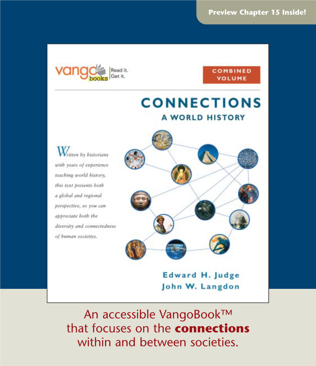 An Accessible Vangobook™ That Focuses on the Connections Within and Between Societies