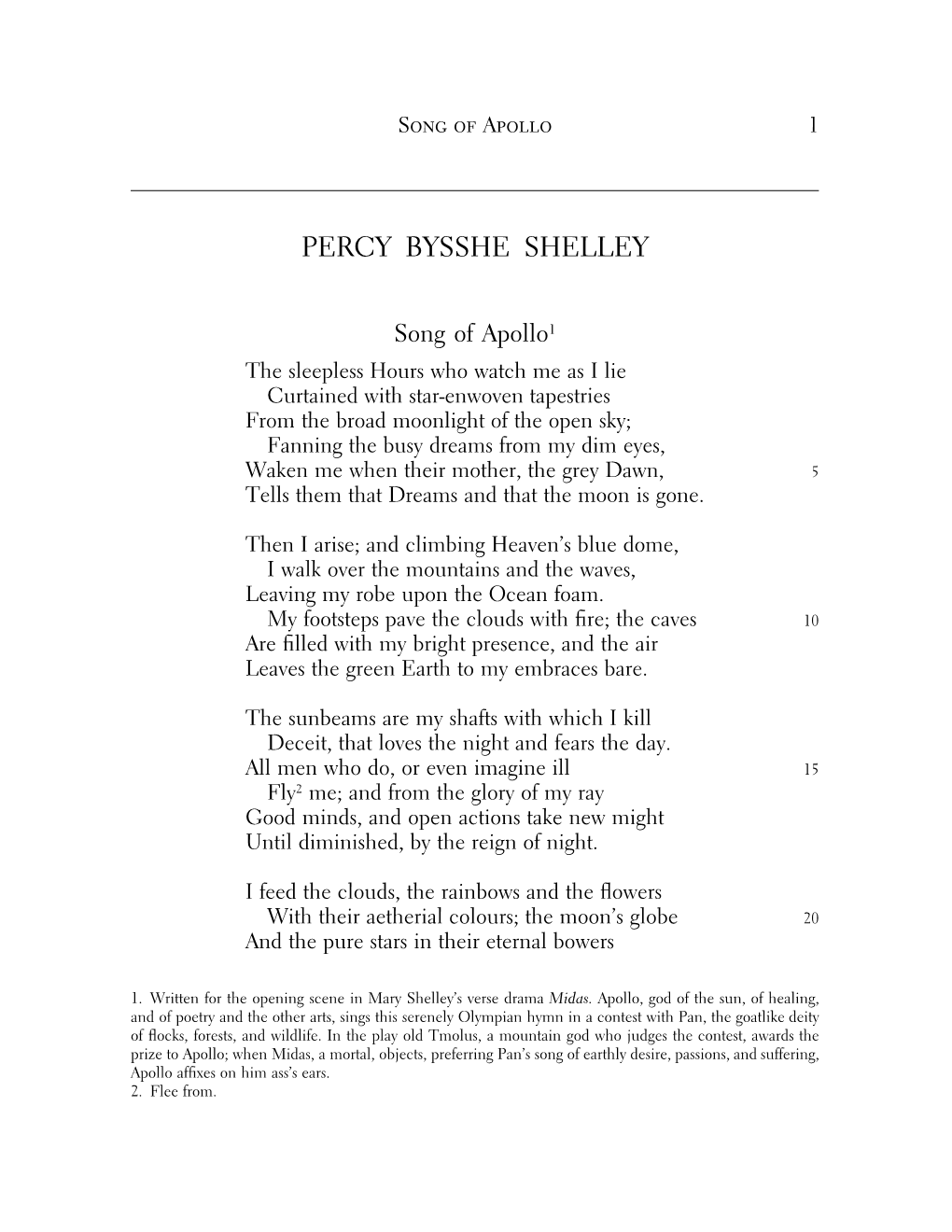 Percy Bysshe Shelley