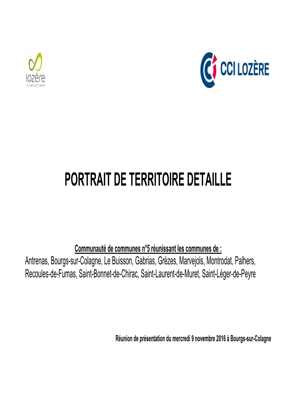 Portrait De Territoire Detaille