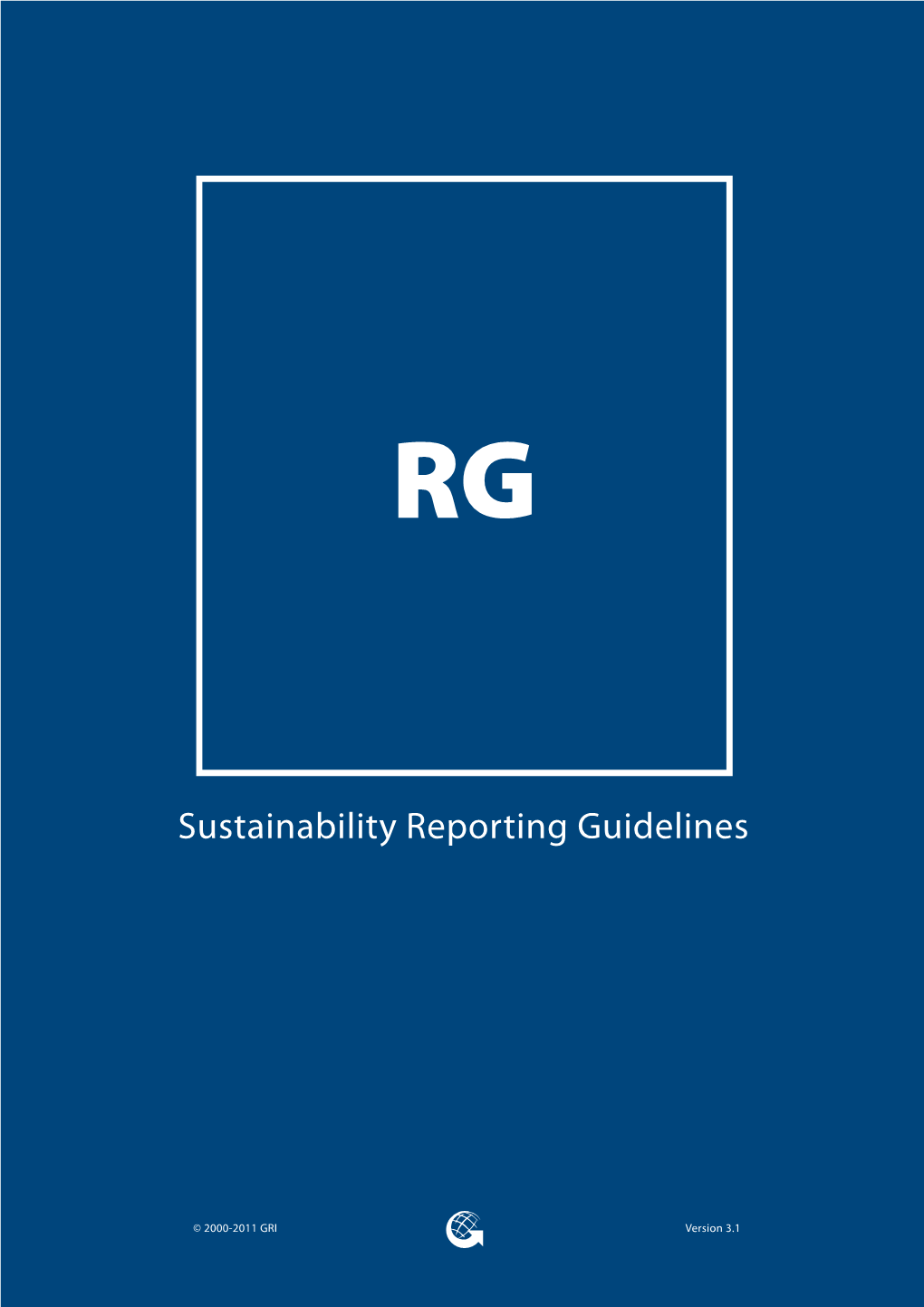 Sustainability Reporting Guidelines