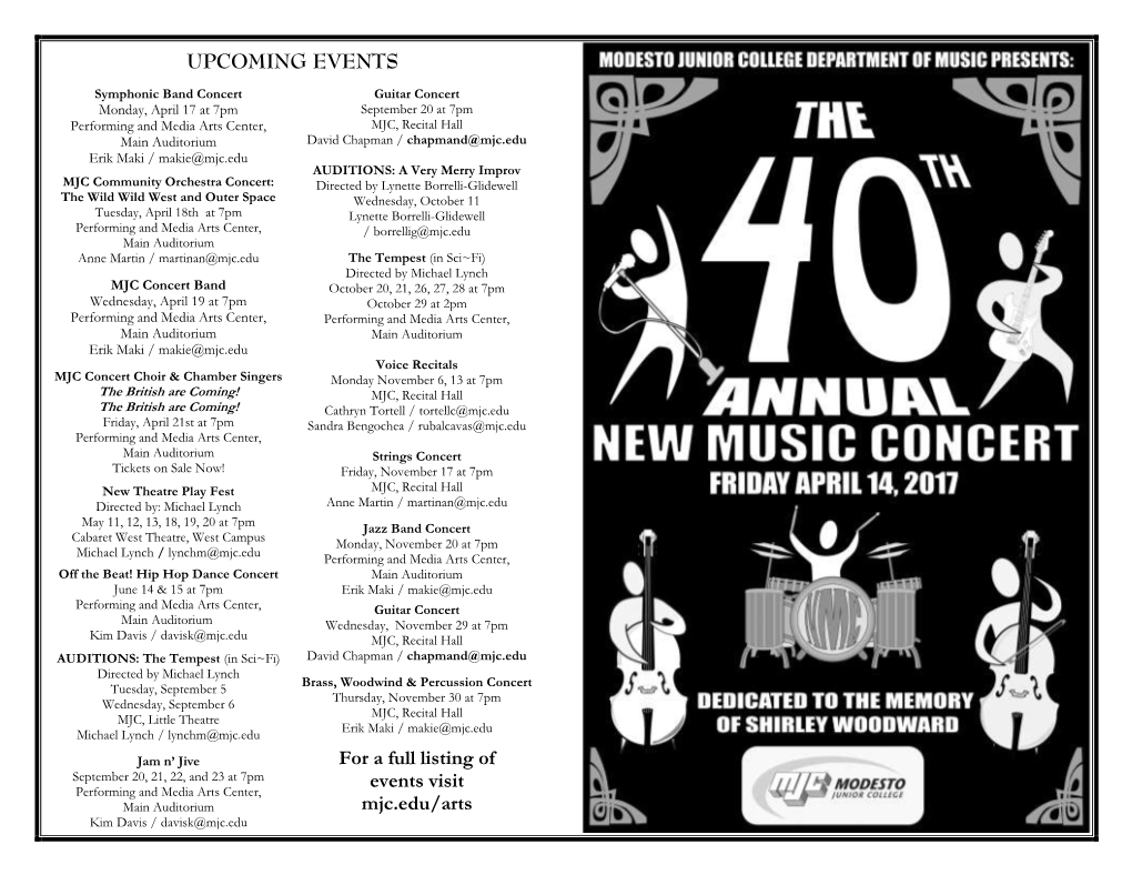 40Th Annual New Music Concert