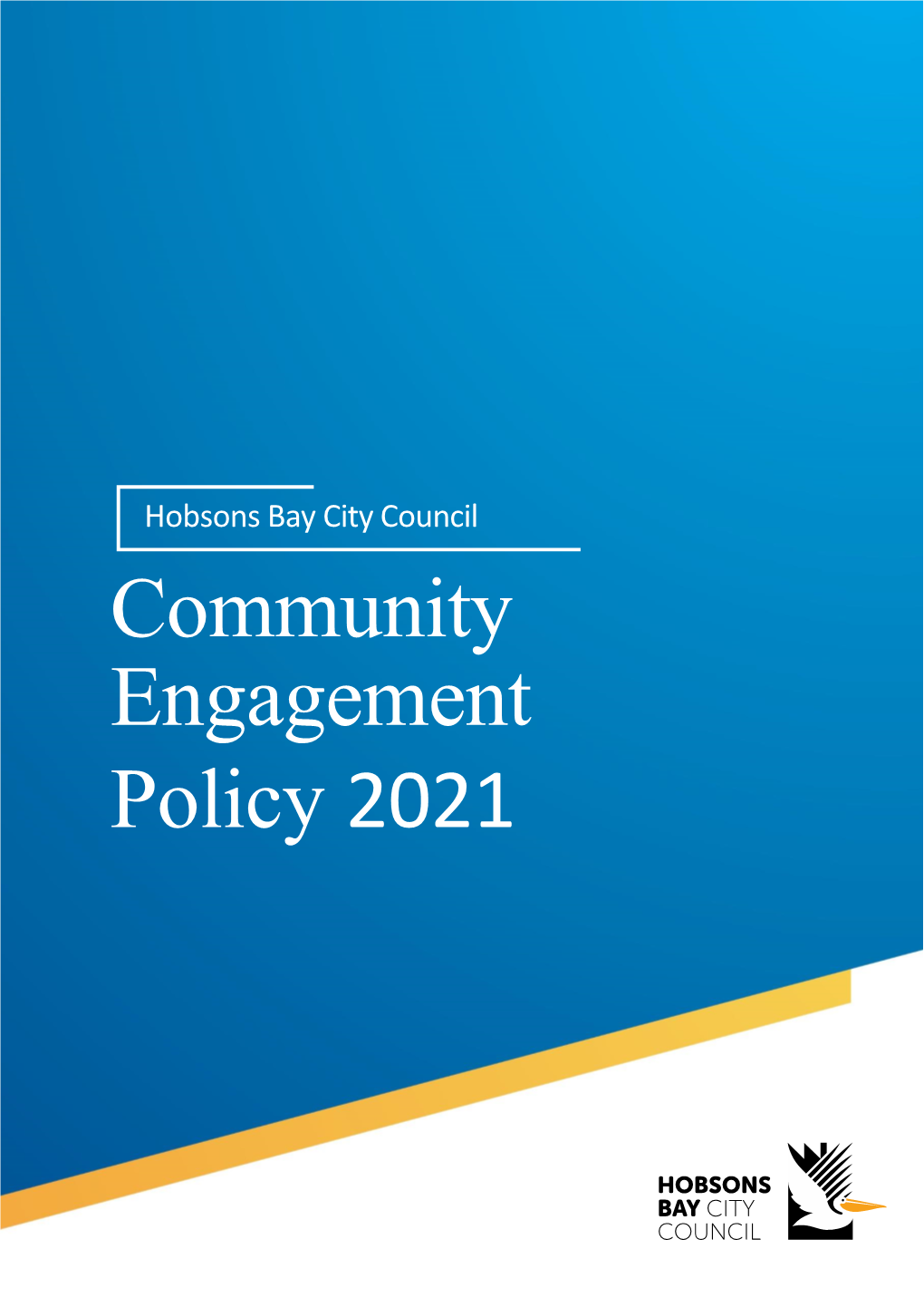 Community Engagement Policy 2021