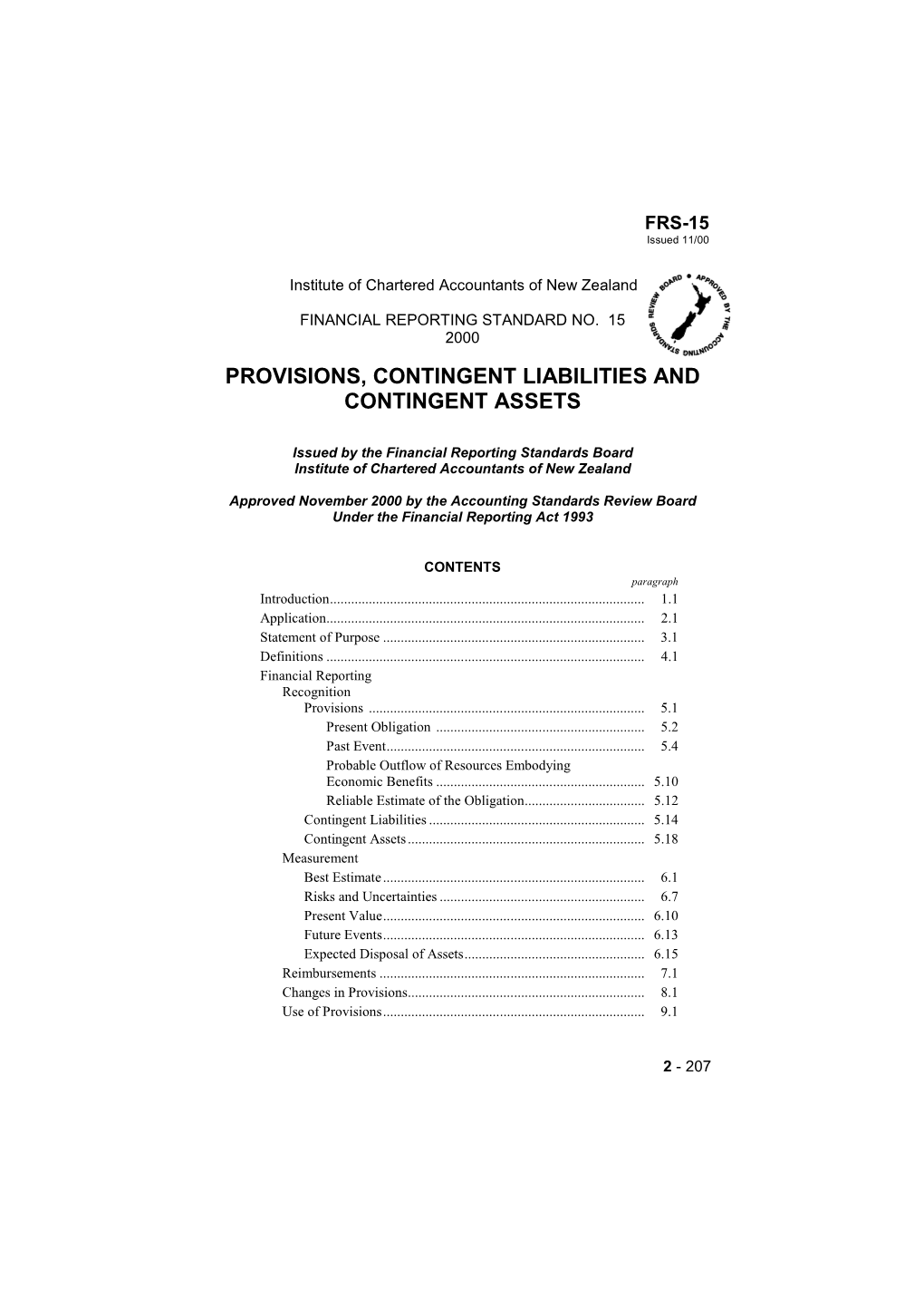 Provisions, Contingent Liabilities and Contingent Assets