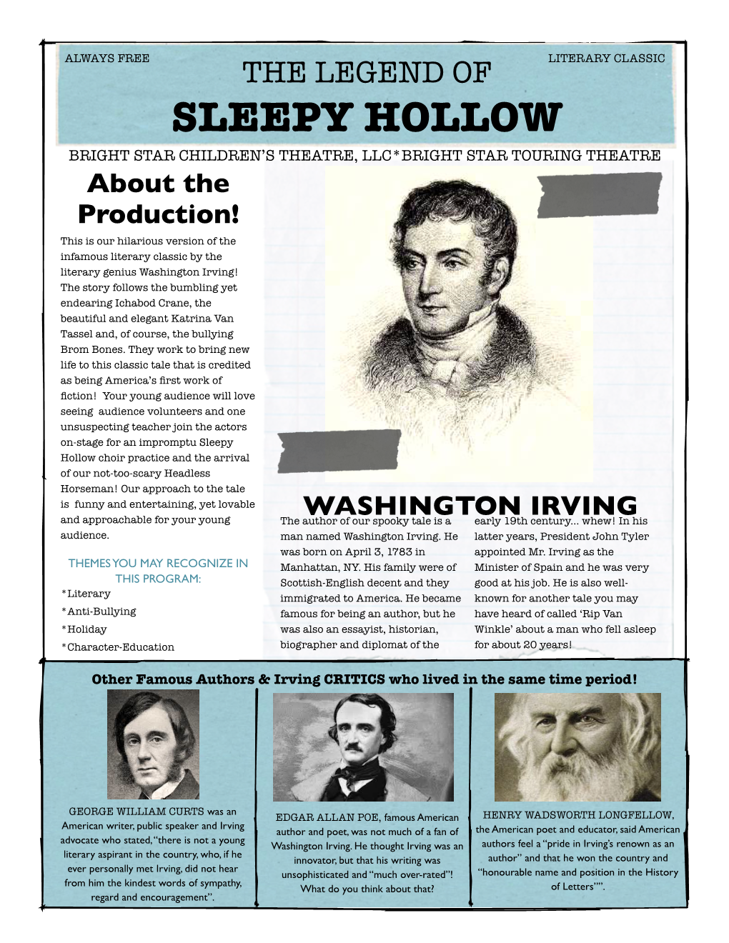 The Legend of Sleepy Hollow Study Guide Copy