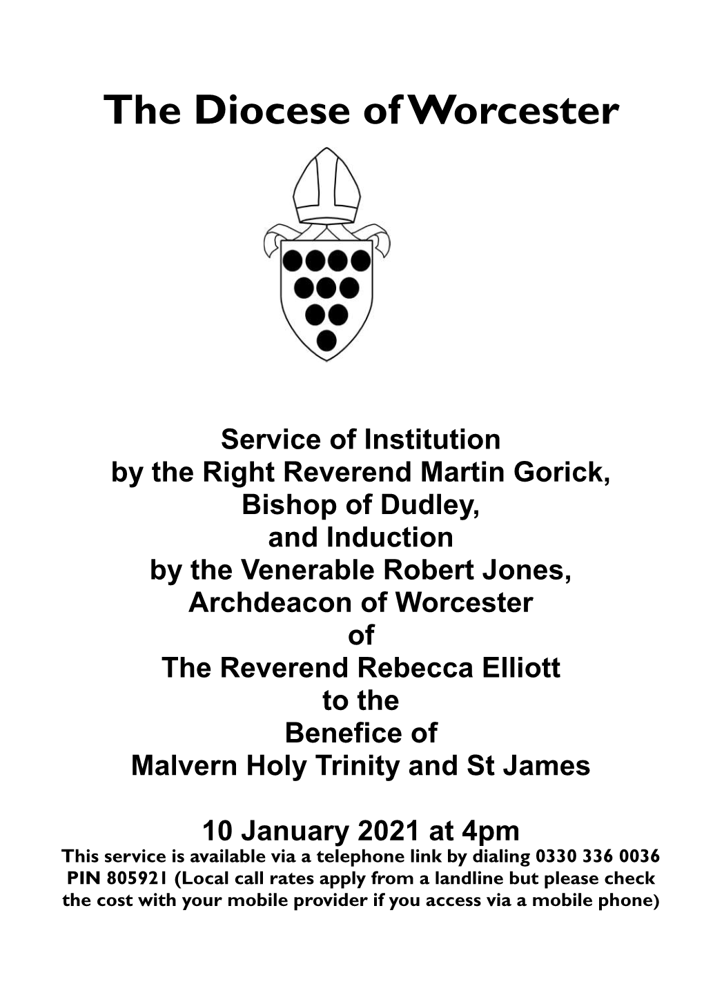 Common Worship: Services and Prayers for the Church of England, Material from Which Is Included in This Service, Is Copyright © the Archbishops’ Council 2000