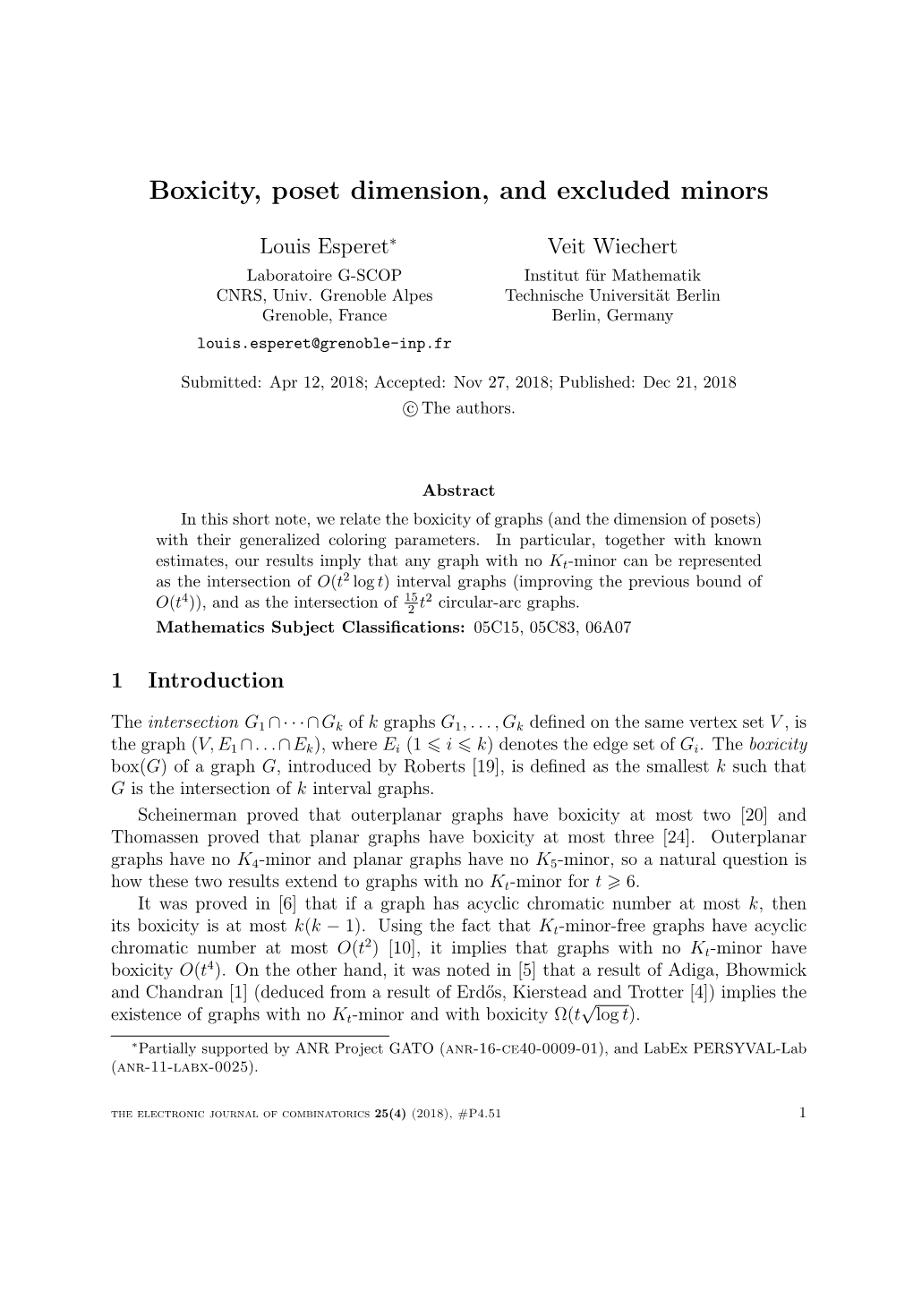 Boxicity, Poset Dimension, and Excluded Minors