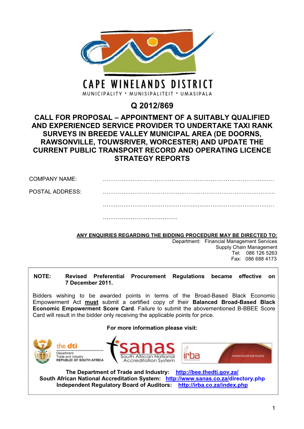 Cape Winelands District Municipality