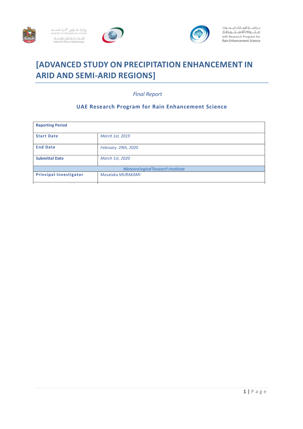 Final Project Report