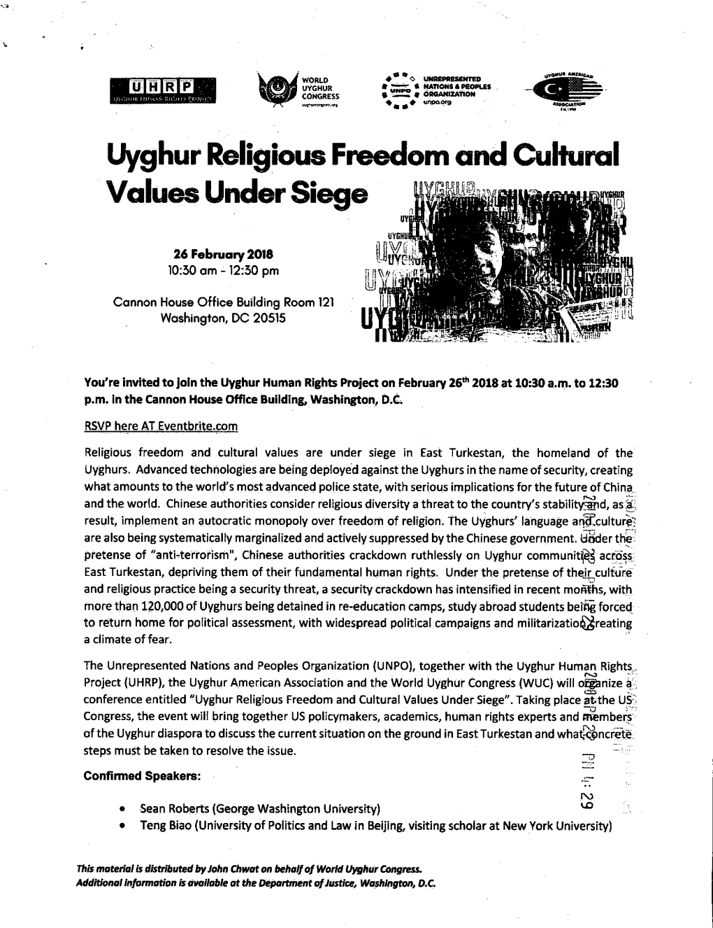 Uyghur Religious Freedom and Cultural Values Under Siege