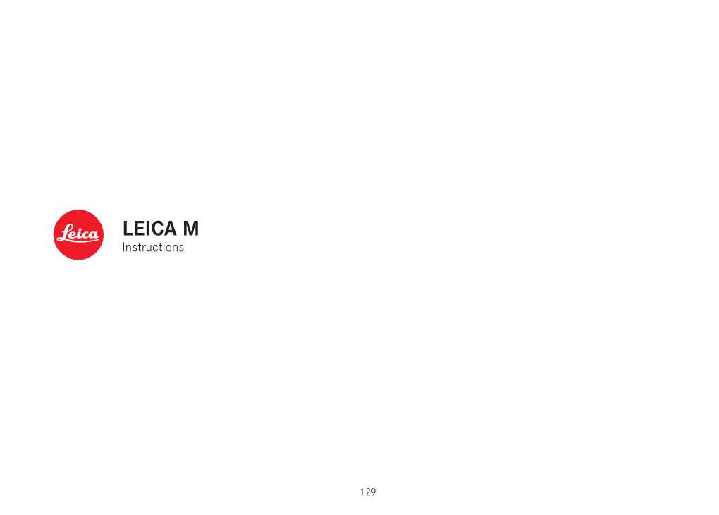 My Edited Leica M Type 240 Manual Here