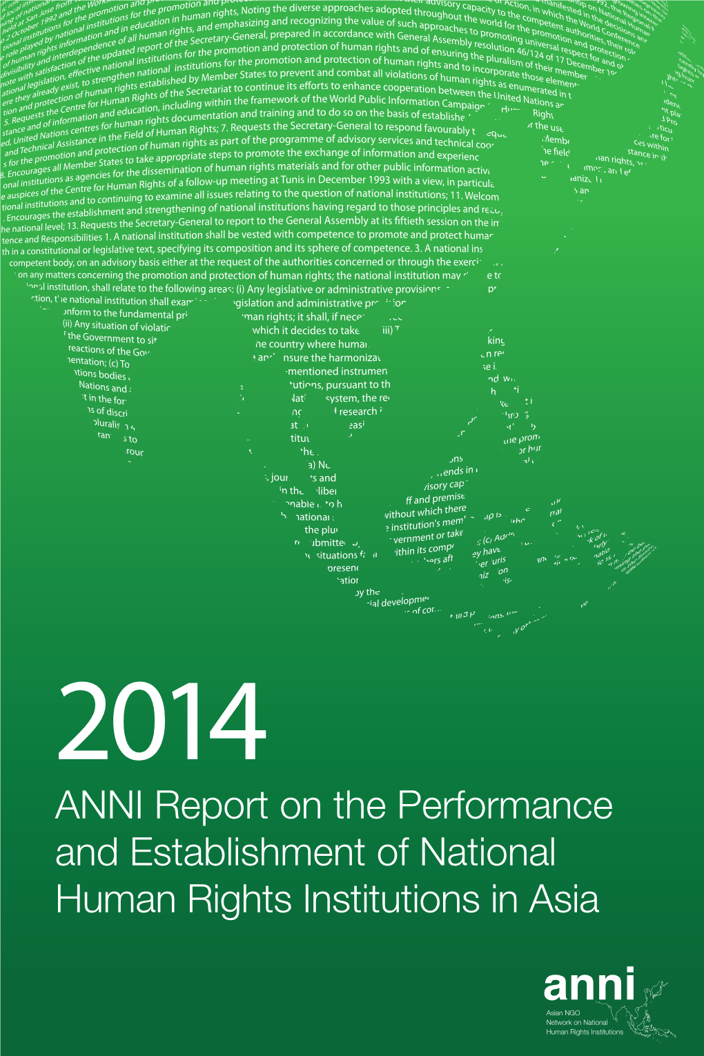 ANNI Report on the Performance and Establishment of National Human Rights Institutions in Asia