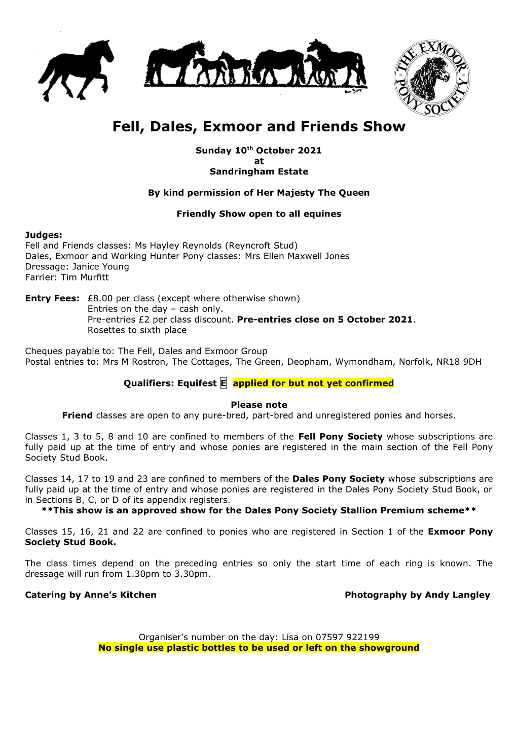 Fell, Dales, Exmoor and Friends Show