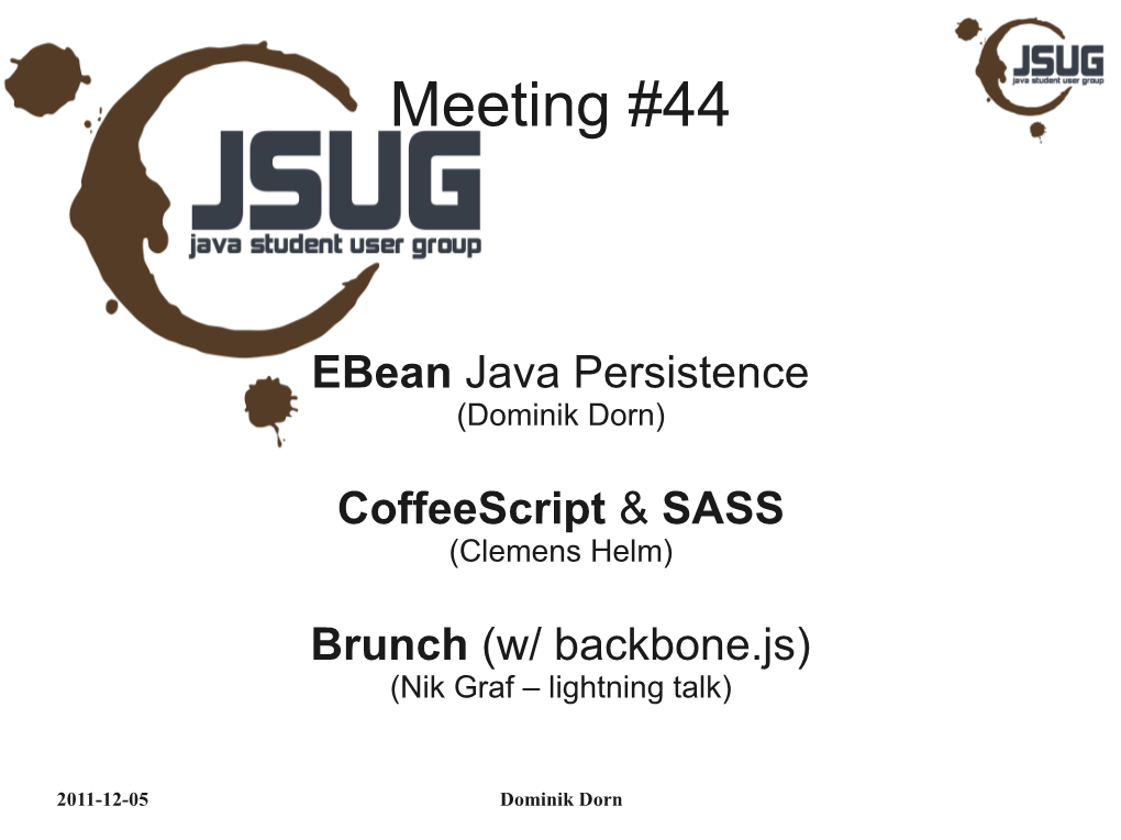 Ebean Java Persistence (Dominik Dorn)