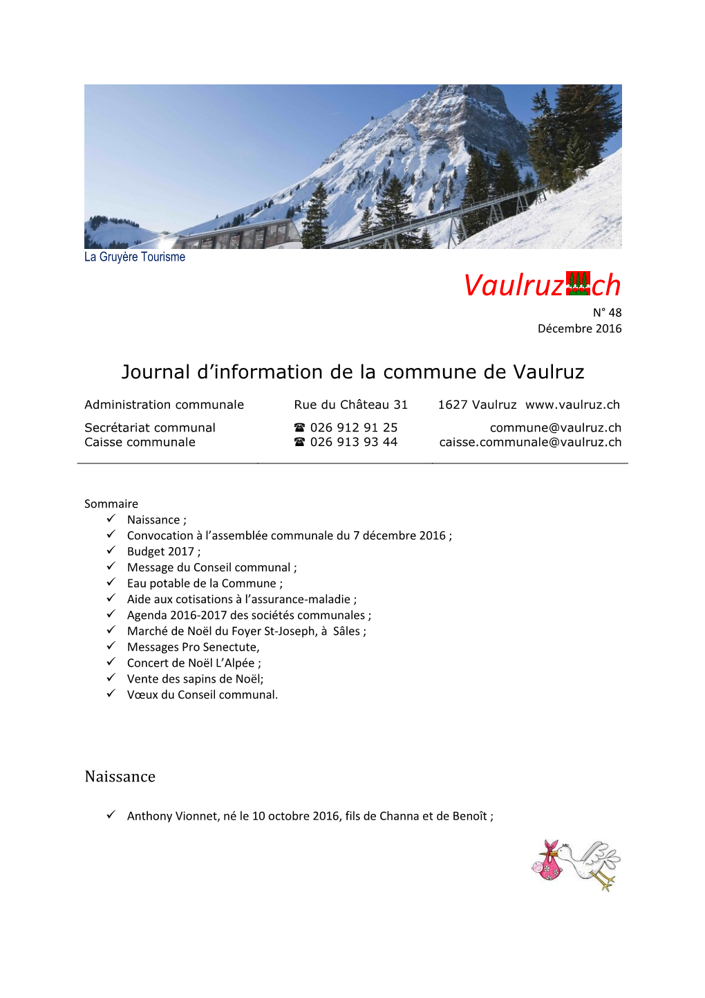 Vaulruz.Ch-Décembre-2016.Pdf