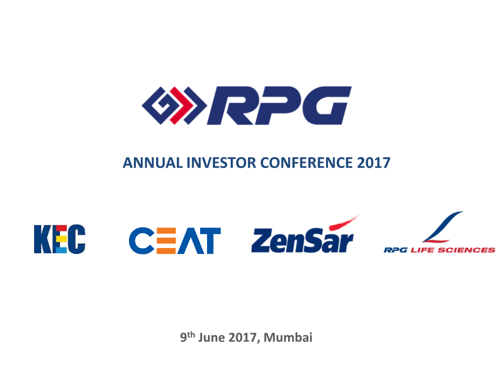 Annual Investor Conference 2017