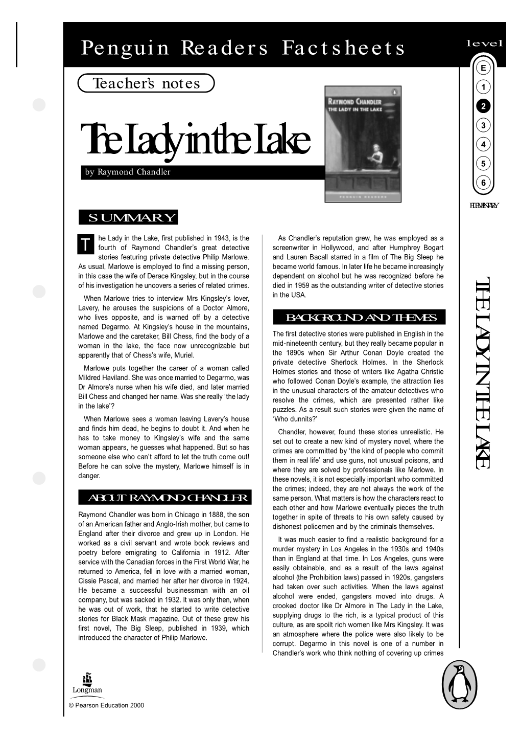 The Lady in the Lake 4 5 by Raymond Chandler 6