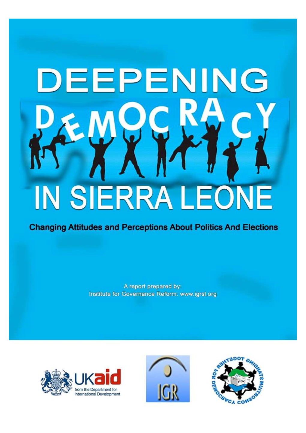 Deepening Democracy in SL IGR