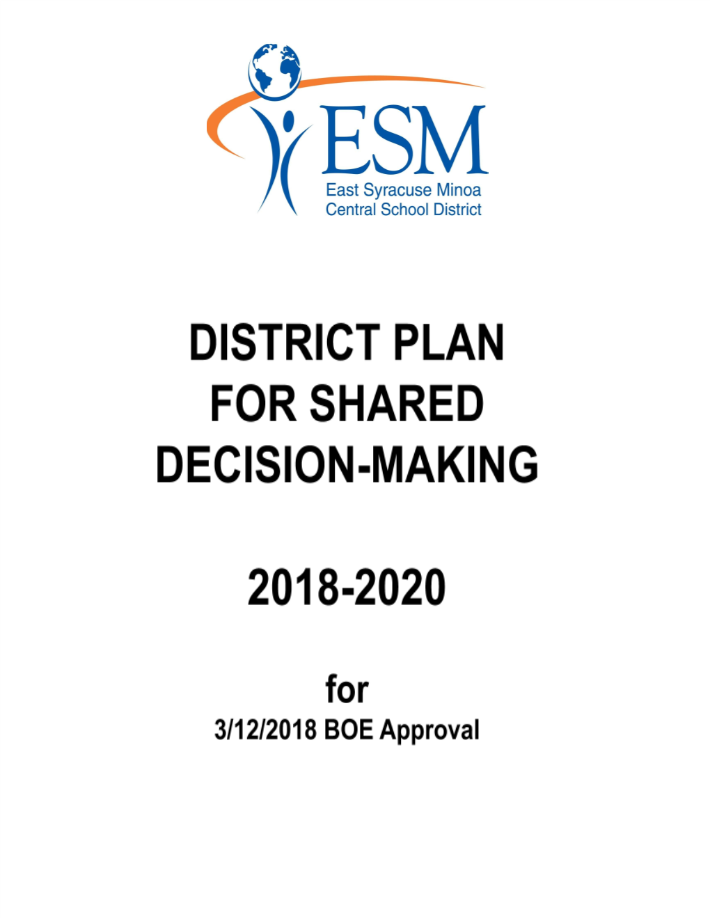 District Shared Decision-Making Plan 2018-20