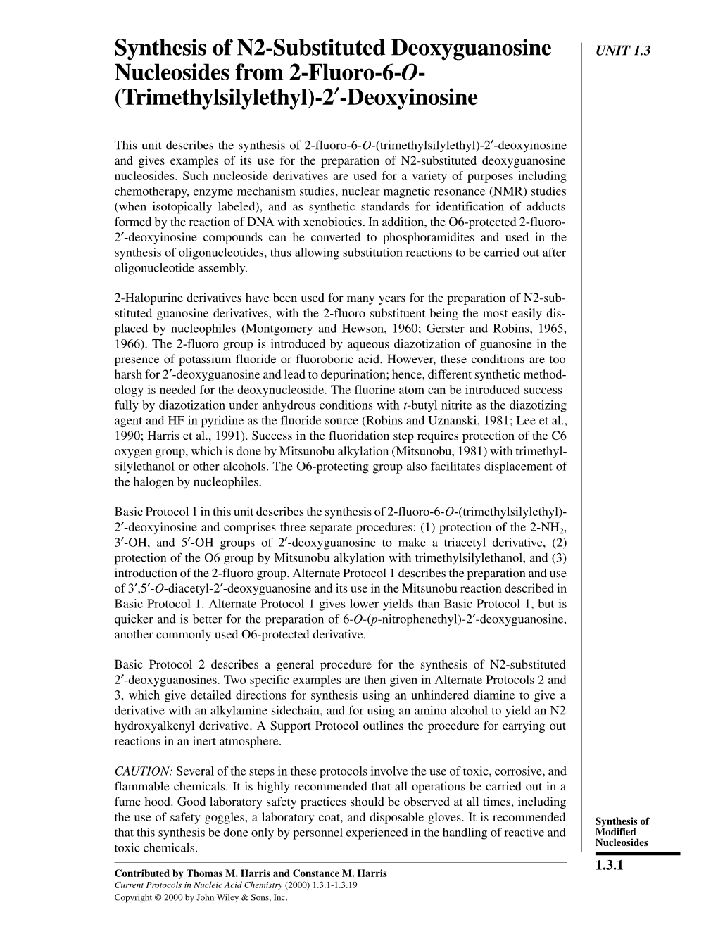 Substituted Deoxyguanosine Nucleosides from 2‐