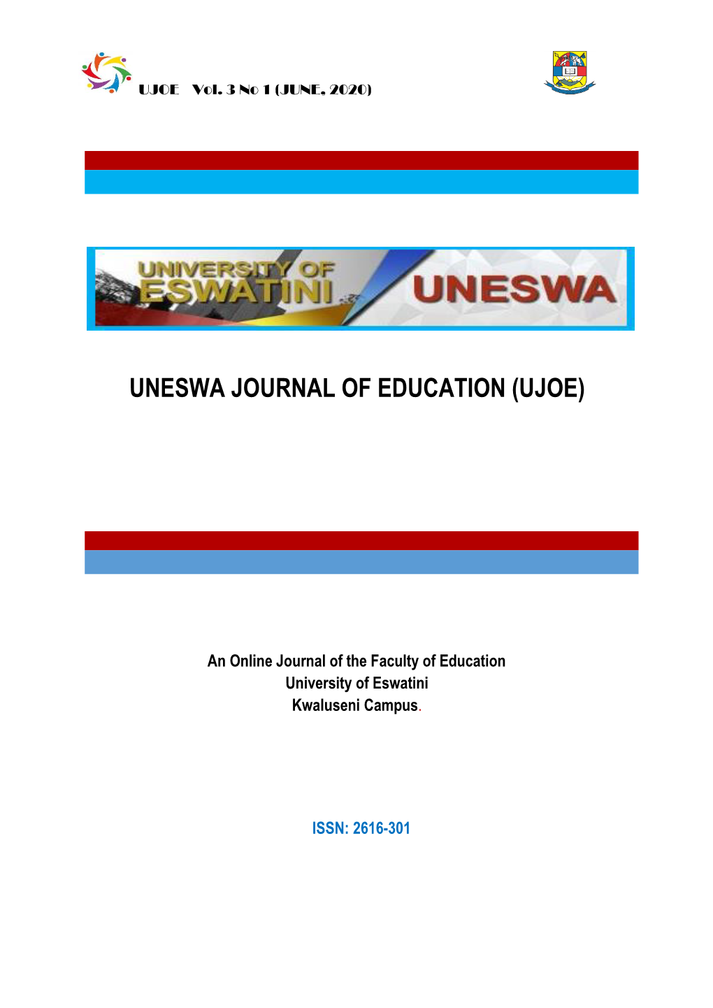 Uneswa Journal of Education (Ujoe)