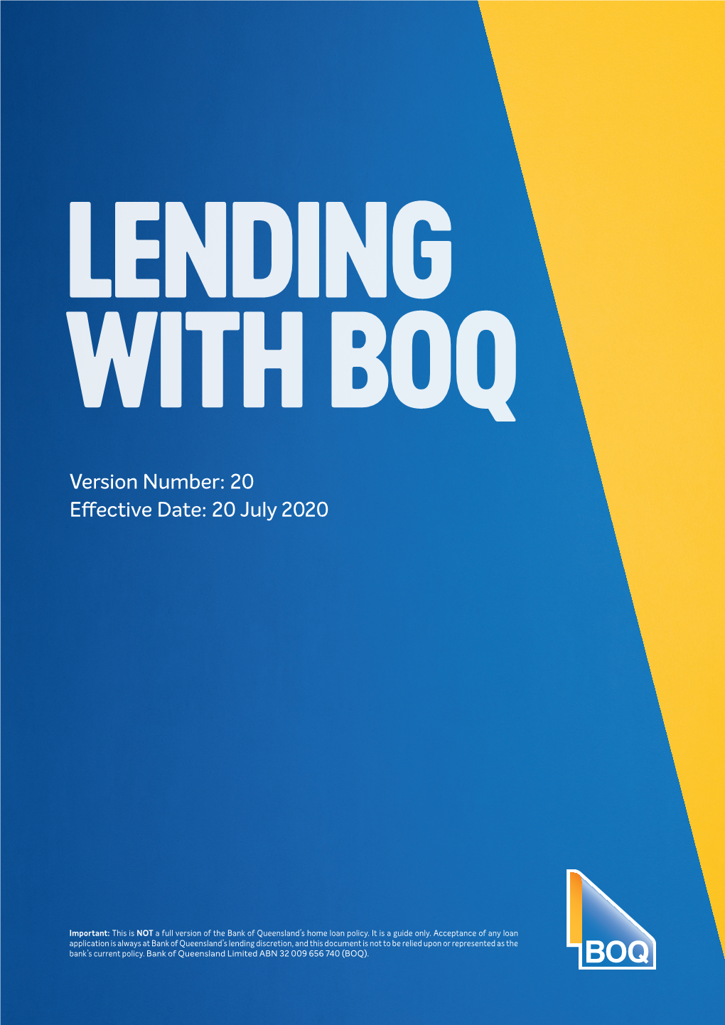 Lending with Boq