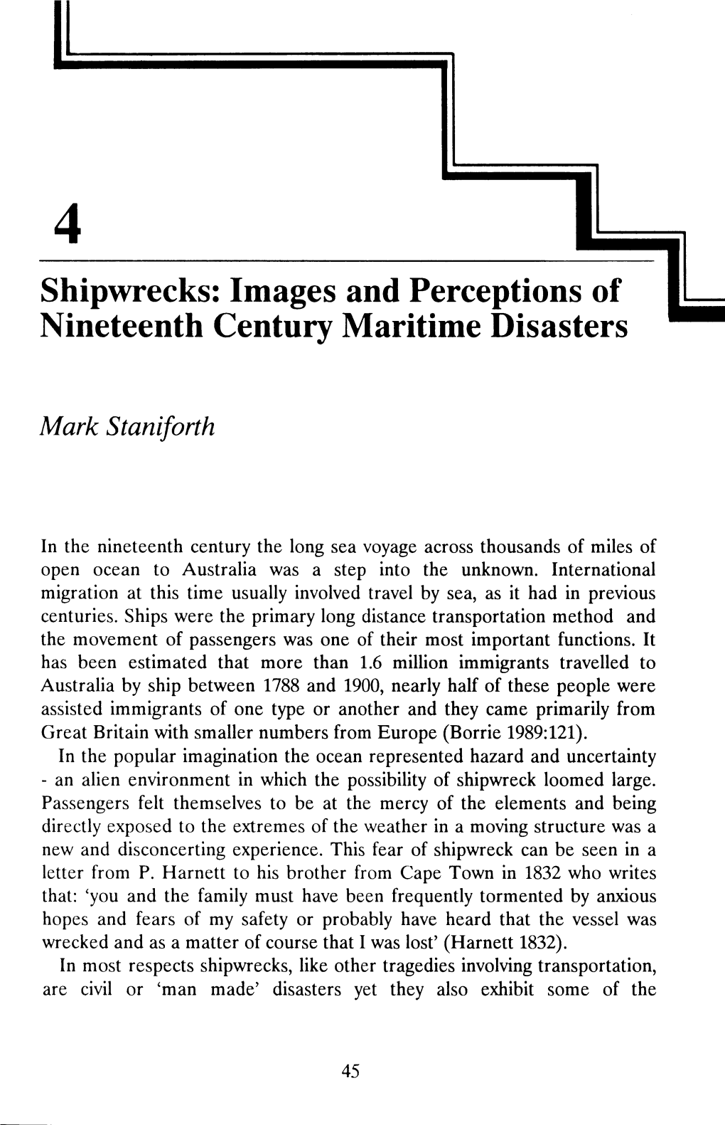 Shipwrecks: Images and Perceptions of Nineteenth Century Maritime Disasters