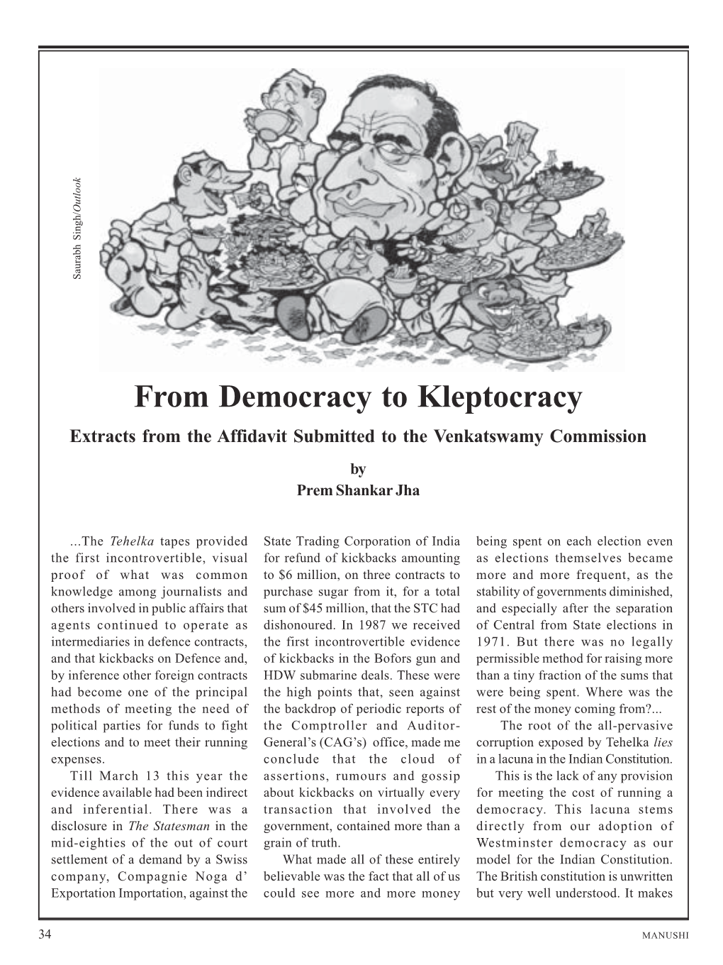 7. from Democracy to Kleptocracy