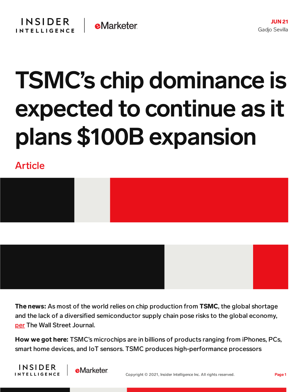 TSMC'schipdominanceis Expectedtocontinueasit Plans$100Bexpansion