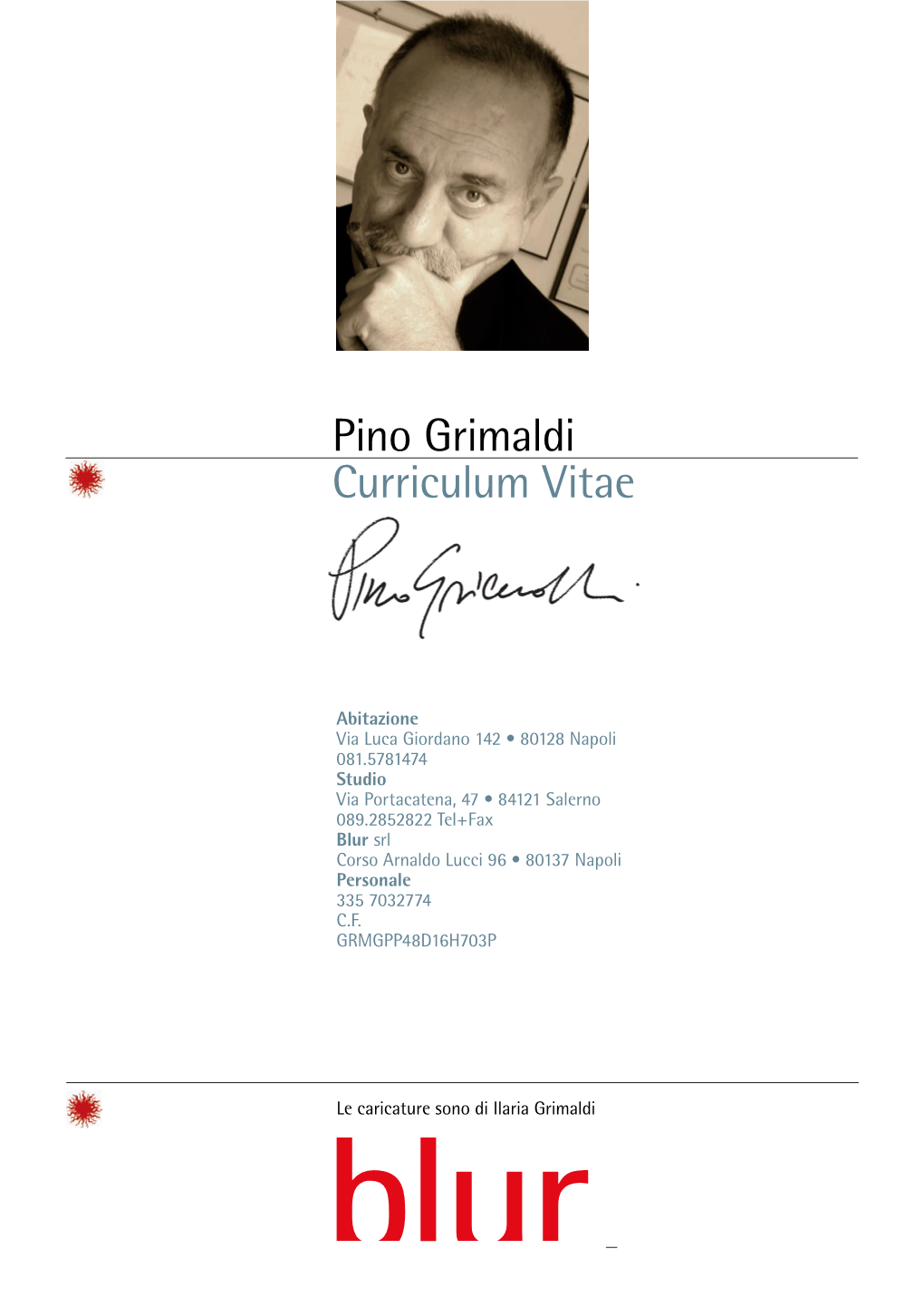 Pino Grimaldi Curriculum Vitae