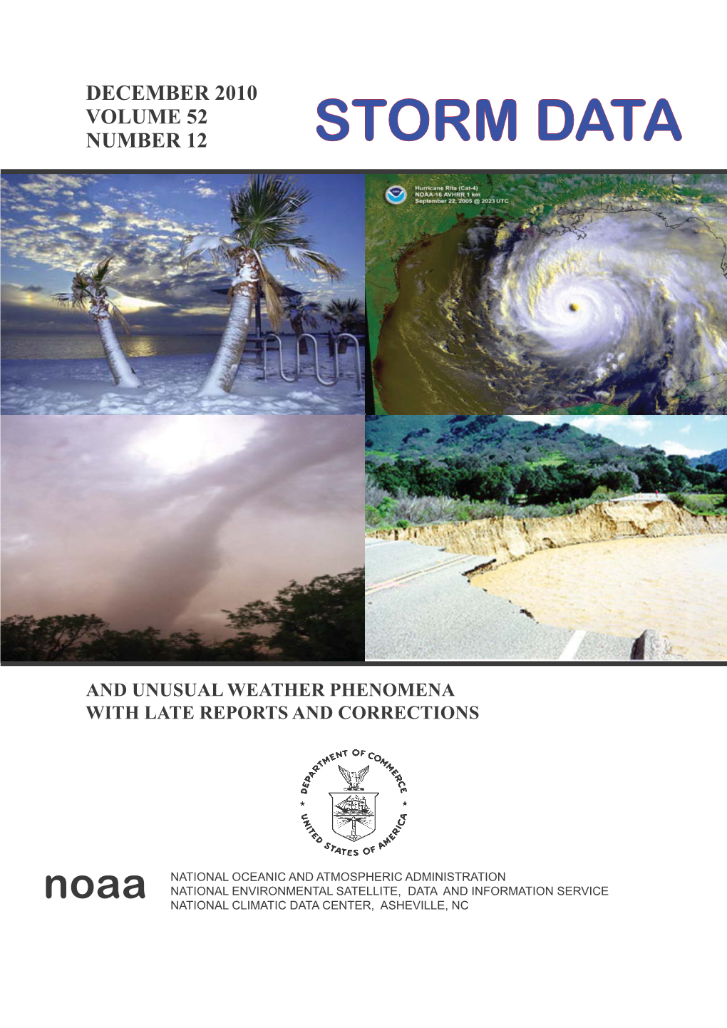 December 2010 Storm Data Publication