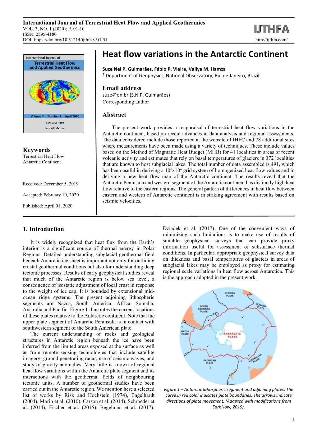 Heat Flow Variations in the Antarctic Continent