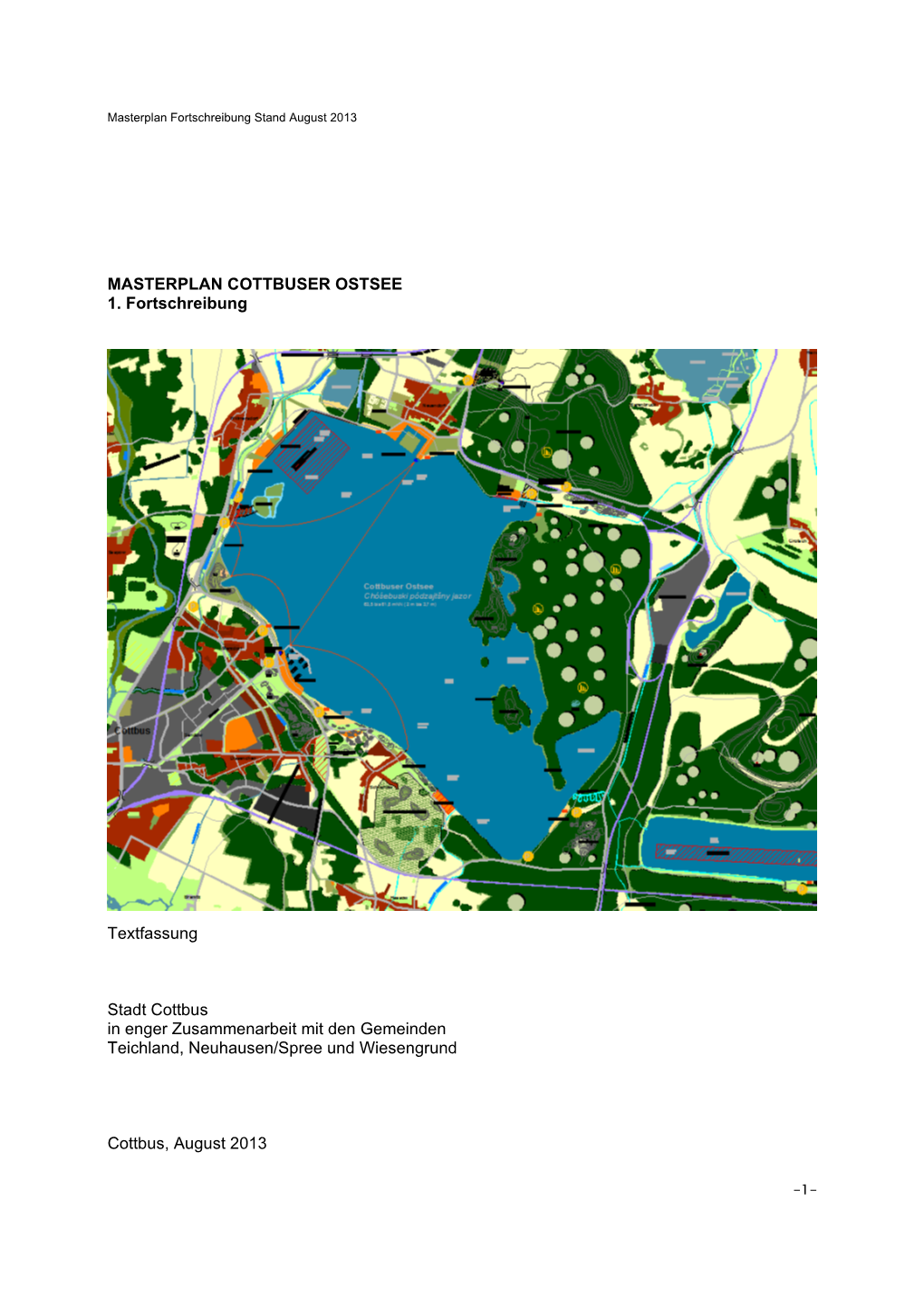 Masterplan "Cottbuser Ostsee"