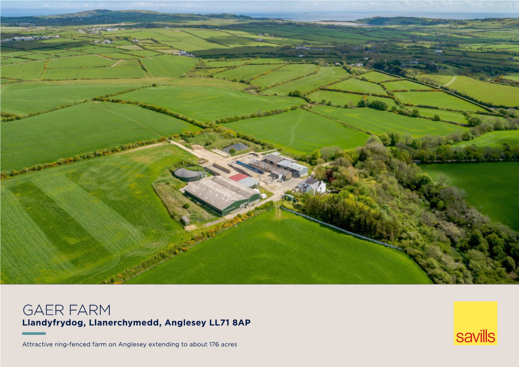 GAER FARM Llandyfrydog, Llanerchymedd, Anglesey LL71 8AP