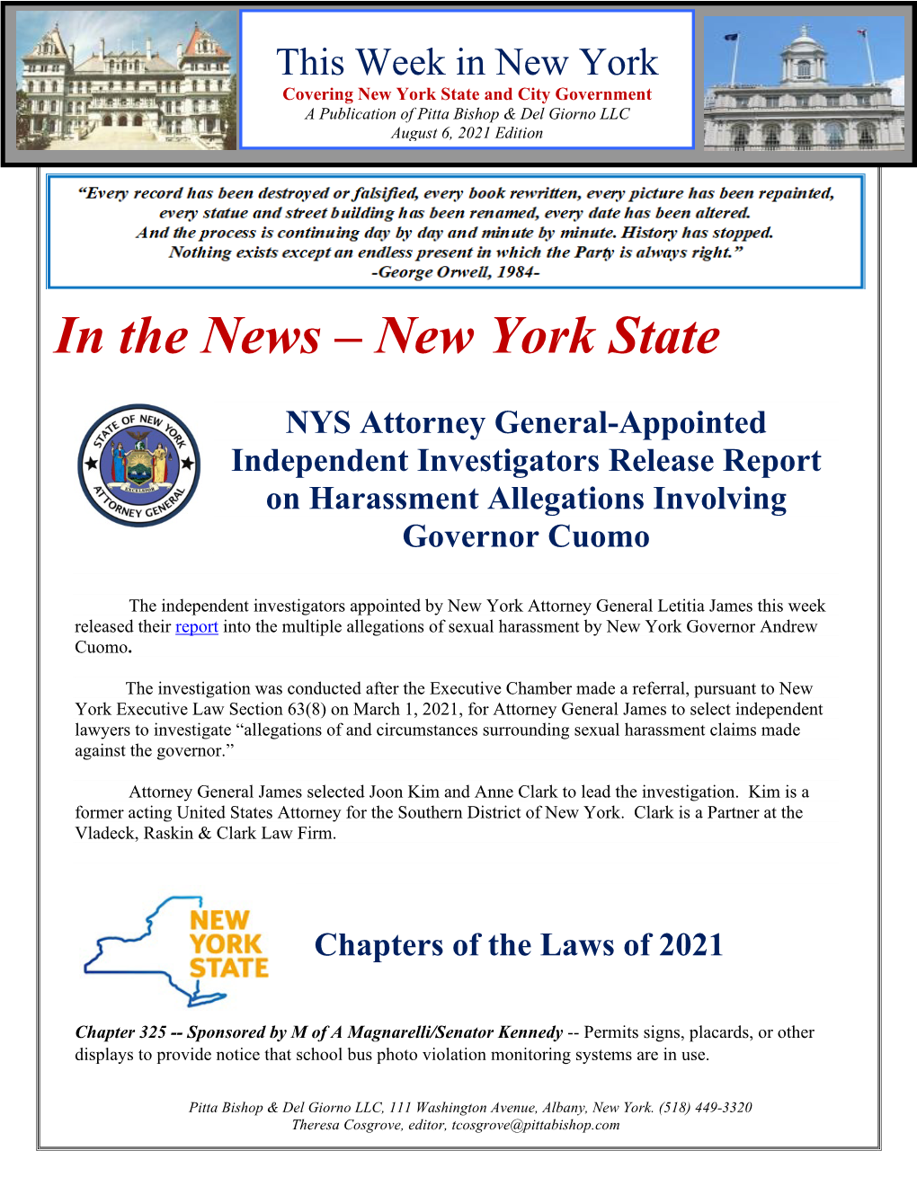 In the News – New York State