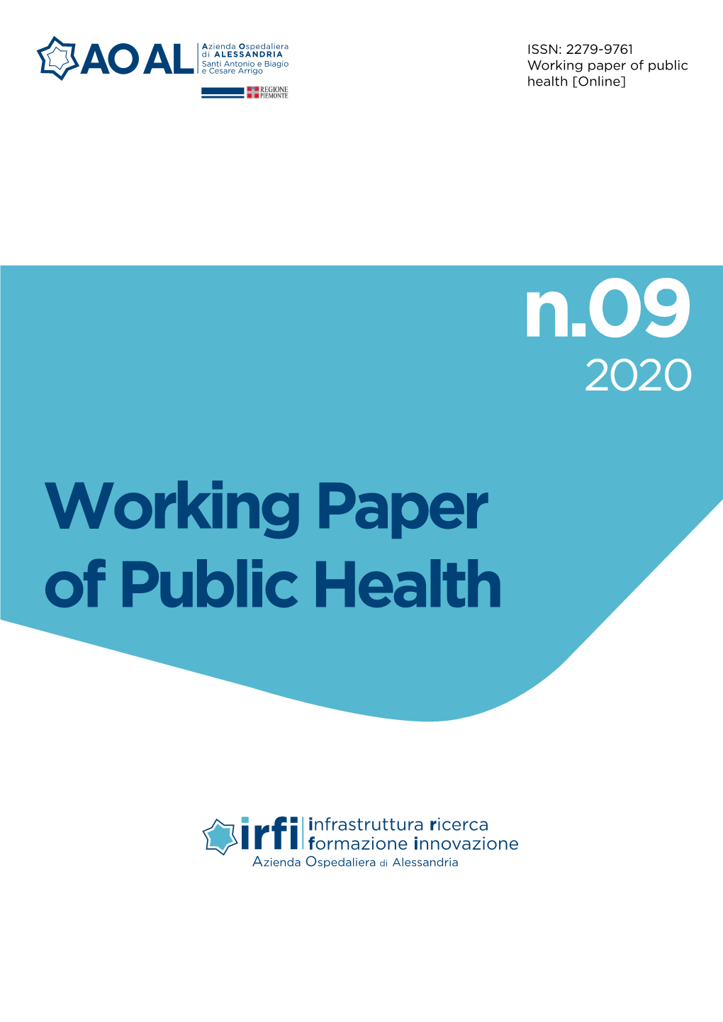 Working Paper of Public Health [Online]