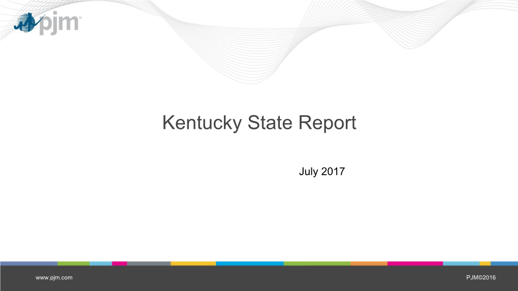 Kentucky State Report