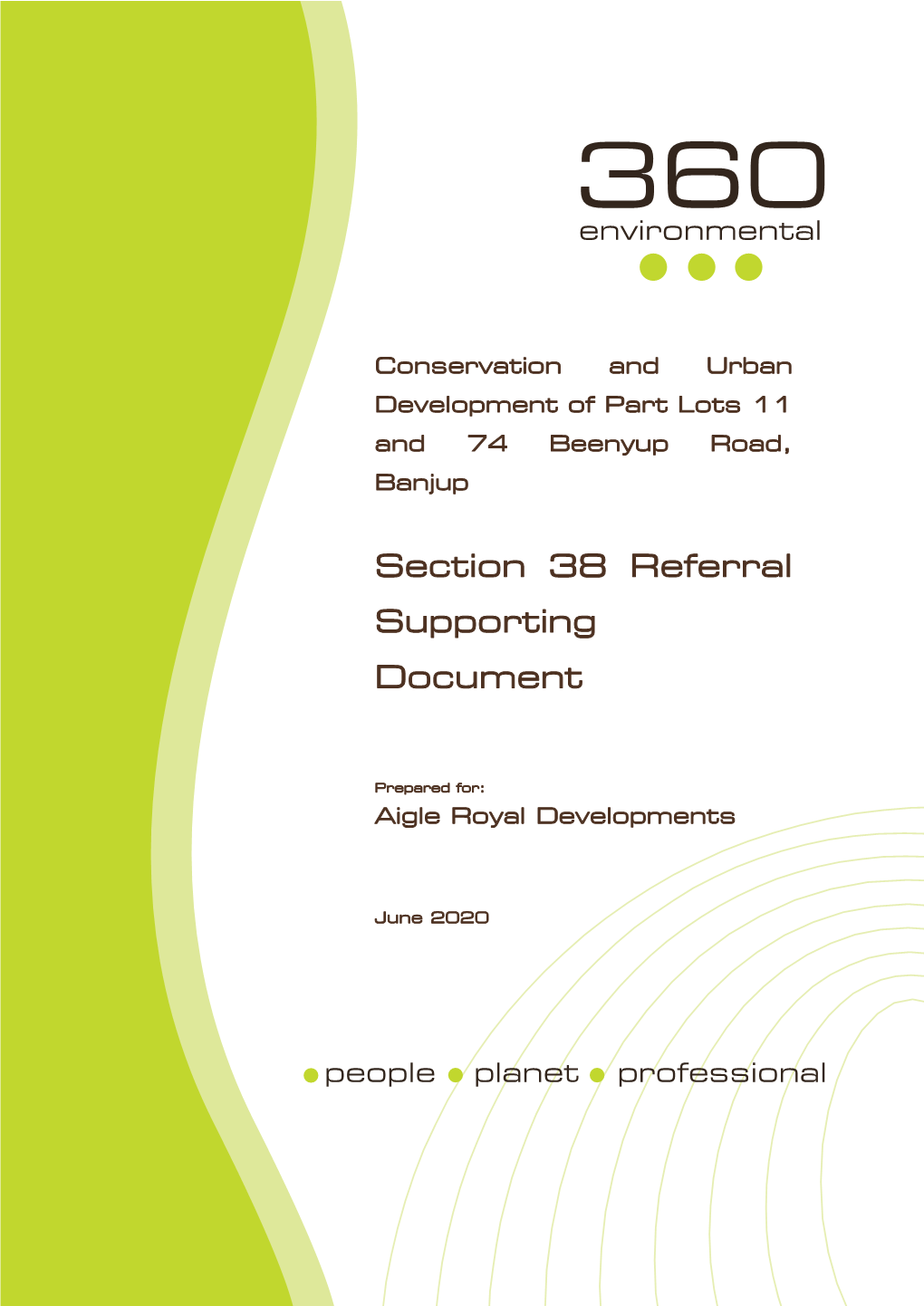 Section 38 Referral Supporting Document