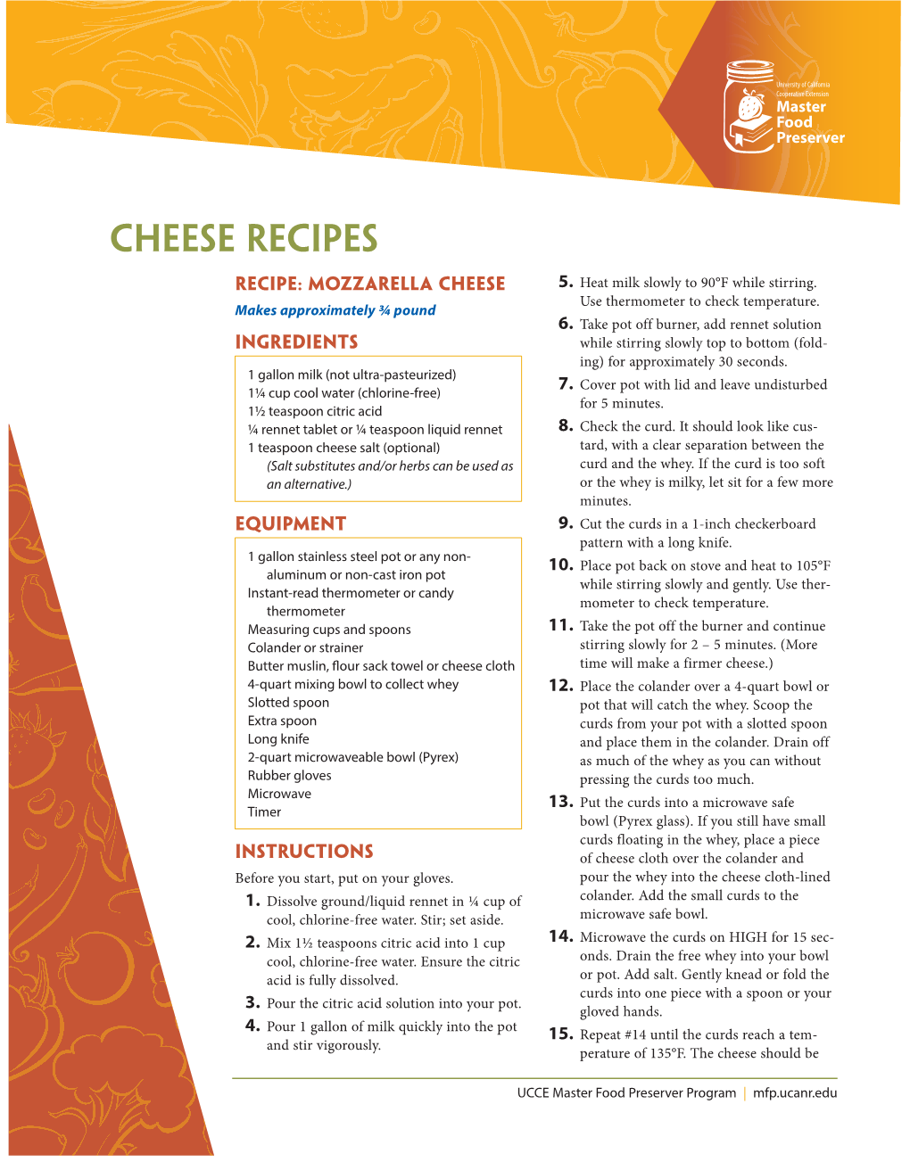 Cheese Recipes