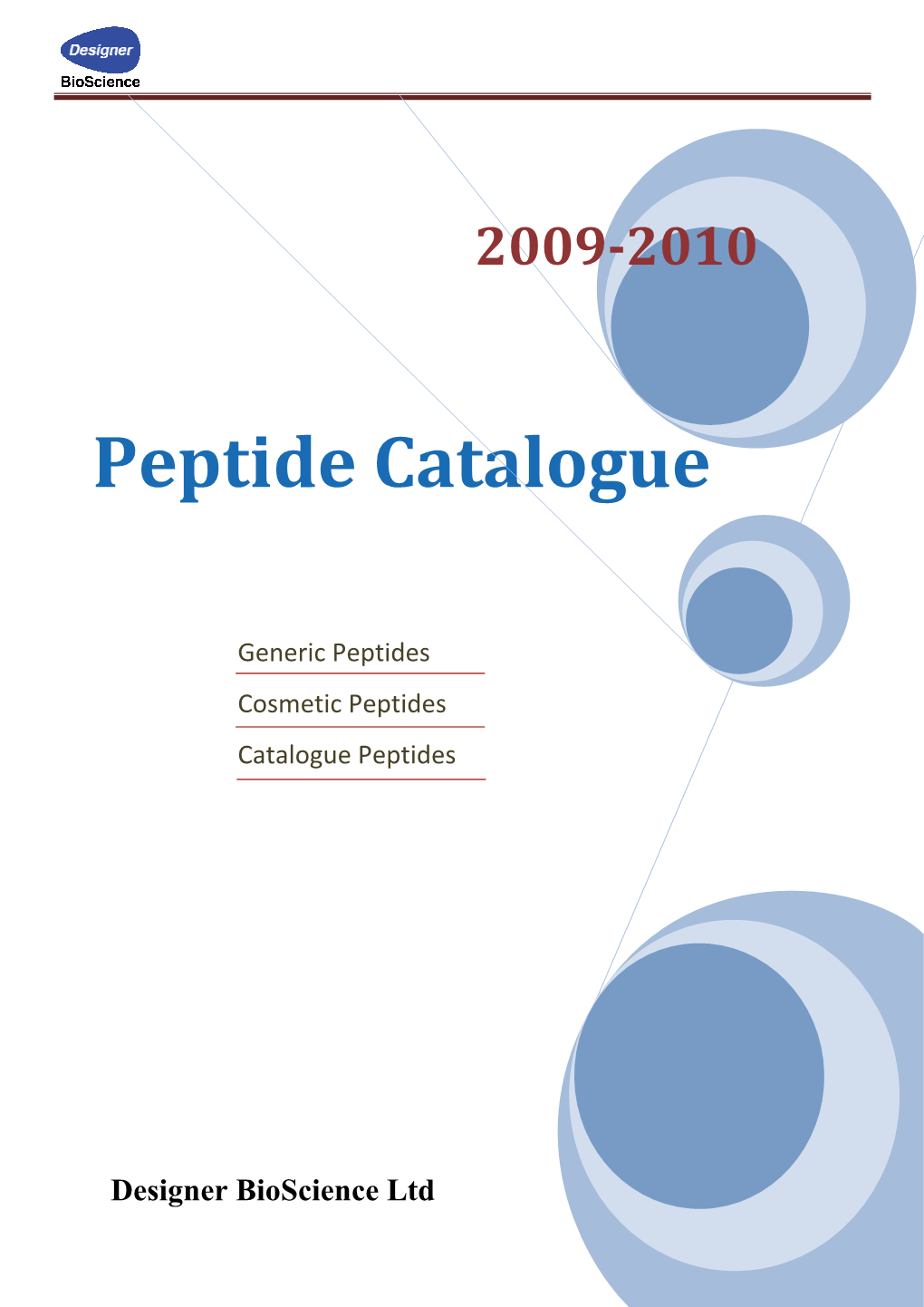 2009-2010 Catalogue Peptide