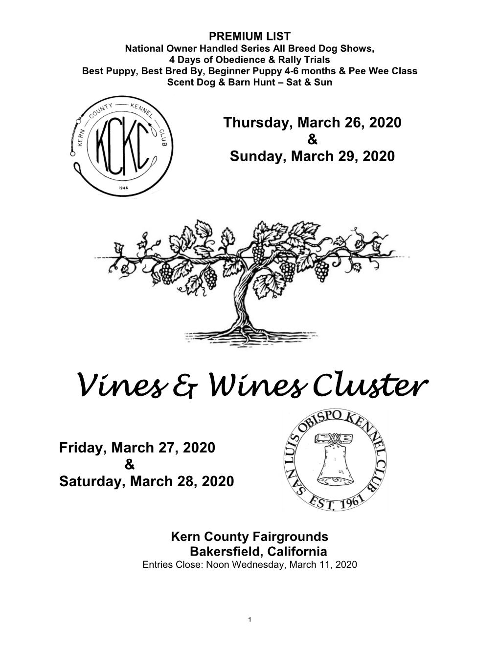 Vines & Wines Cluster