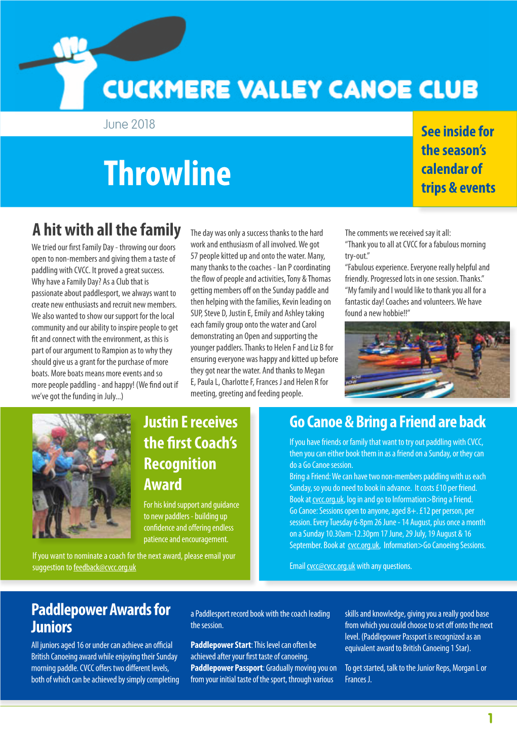 Throwline Trips & Events