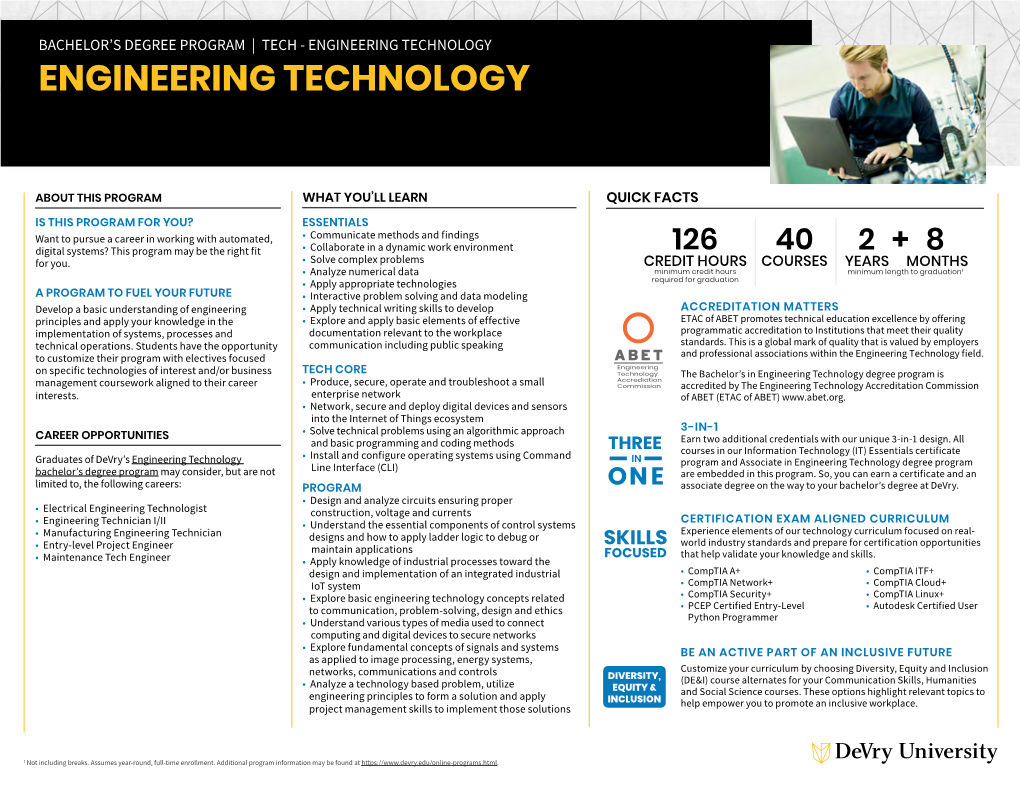 Renewable Energy | Engineering Technology-Electronics