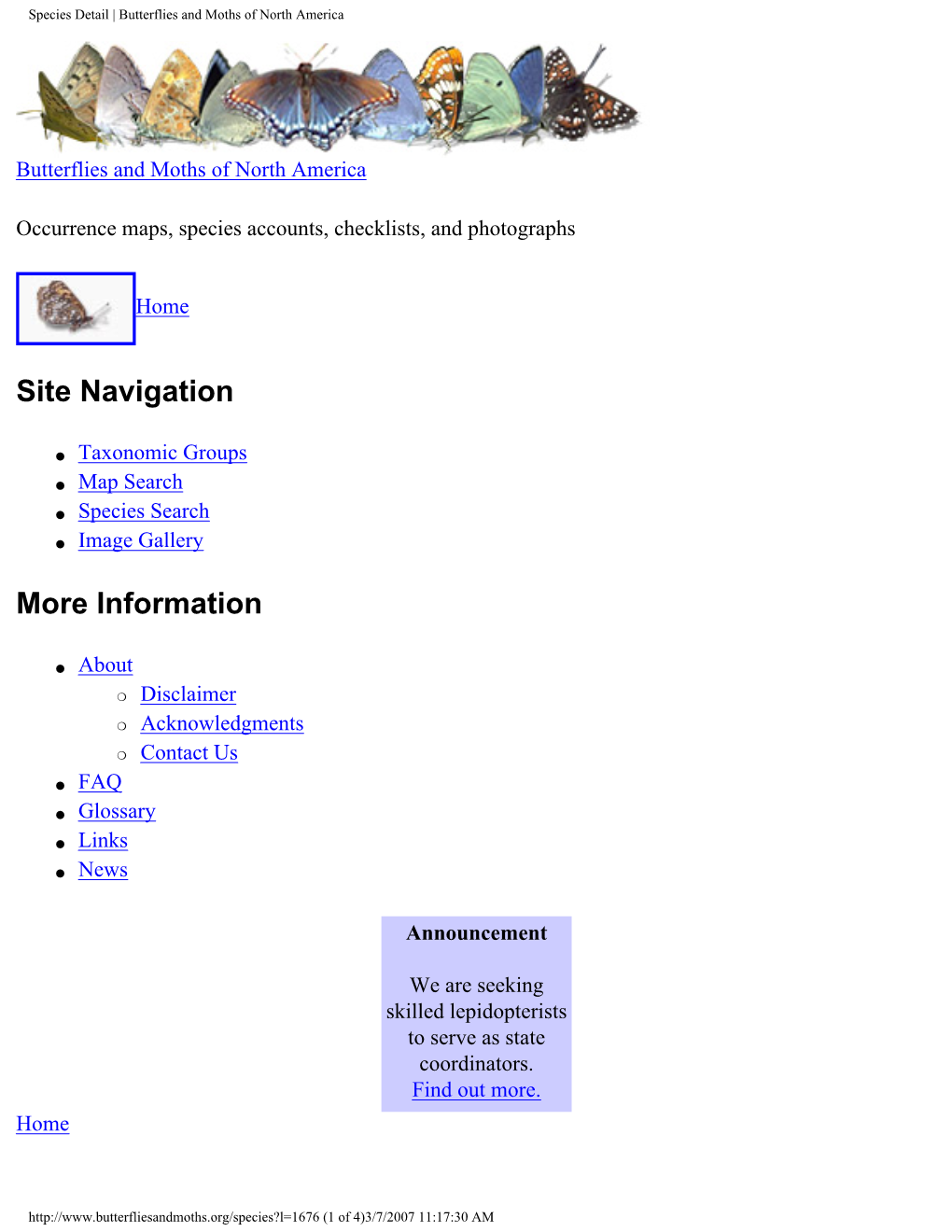 Butterflies and Moths of North America, Aphrodite Fritillary Species Detail