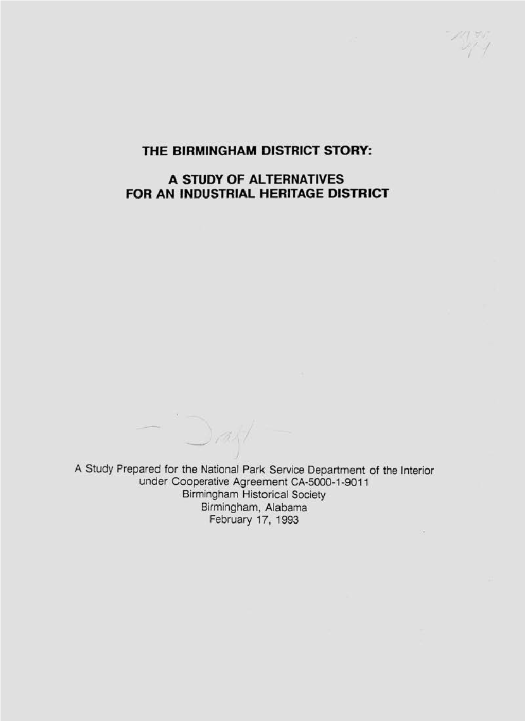 The Birmingham District Story