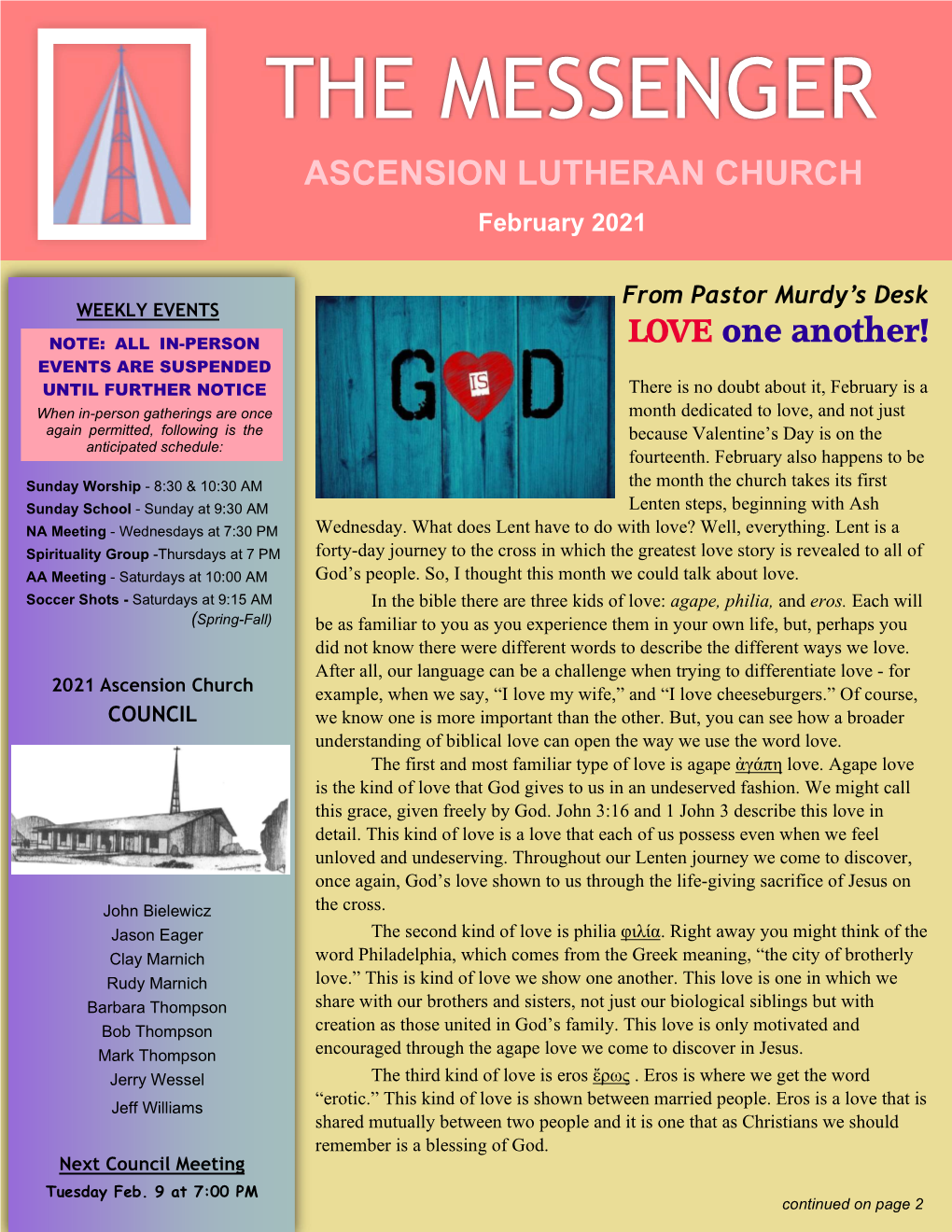 February 2021 ALC Newsletter