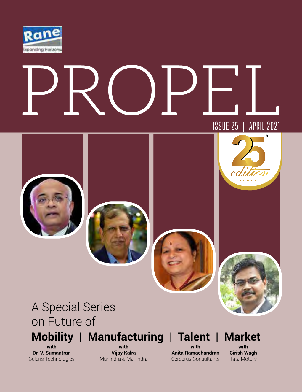 A Special Series on Future of Mobility | Manufacturing | Talent | Market with with with with Dr