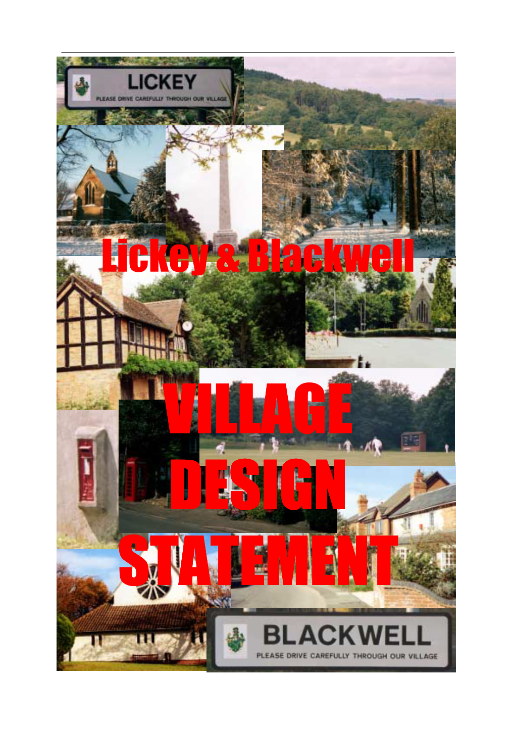 Lickey and Blackwell Village Design Statement