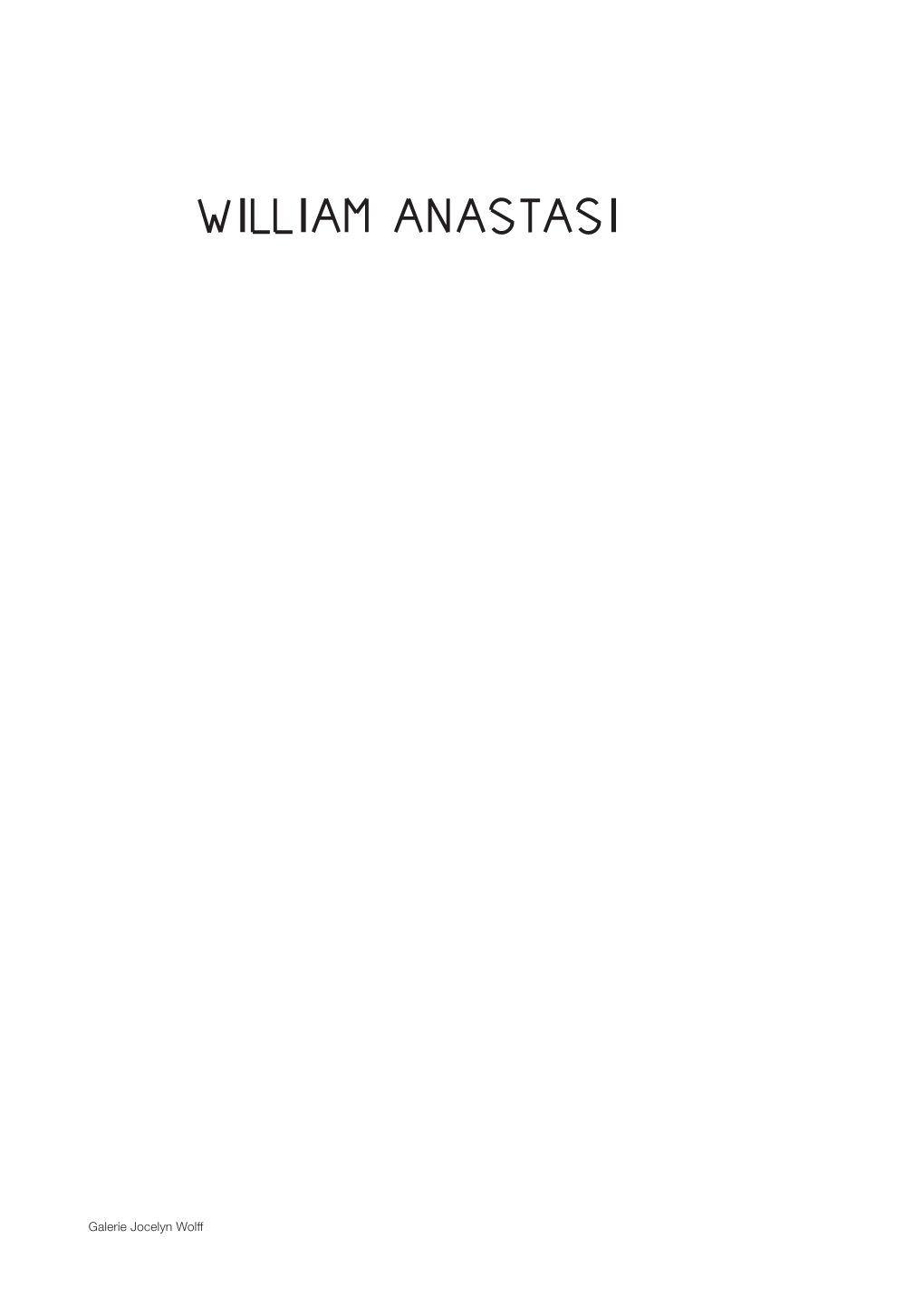 William Anastasi